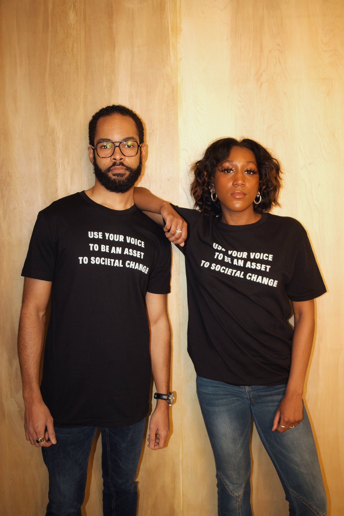 Use Your Voice T-Shirt (Black)