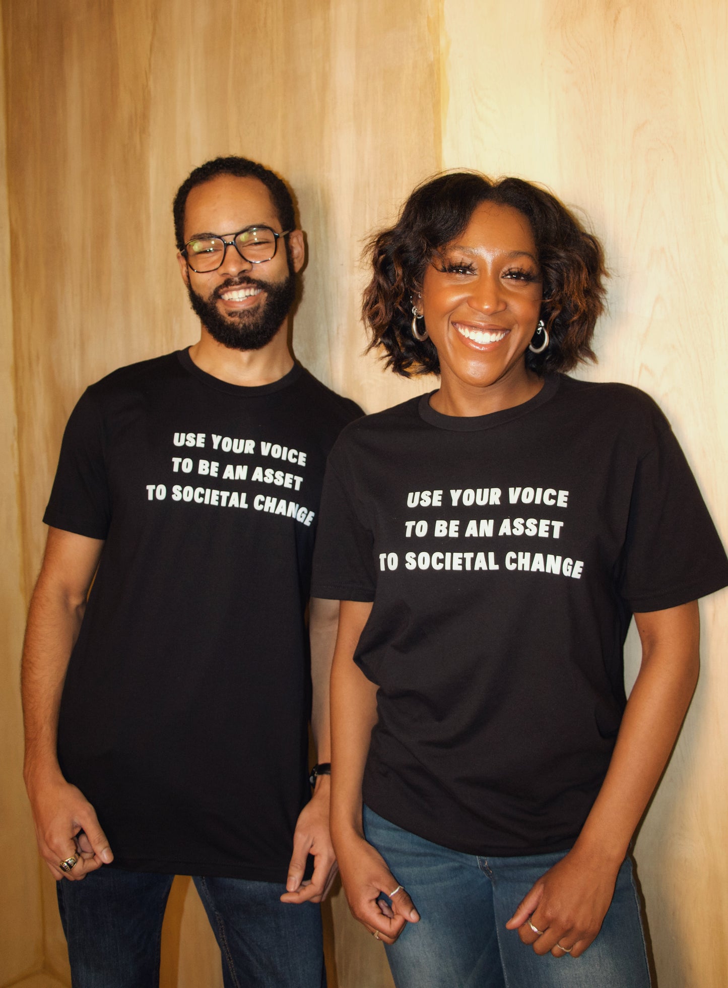 Use Your Voice T-Shirt (Black)