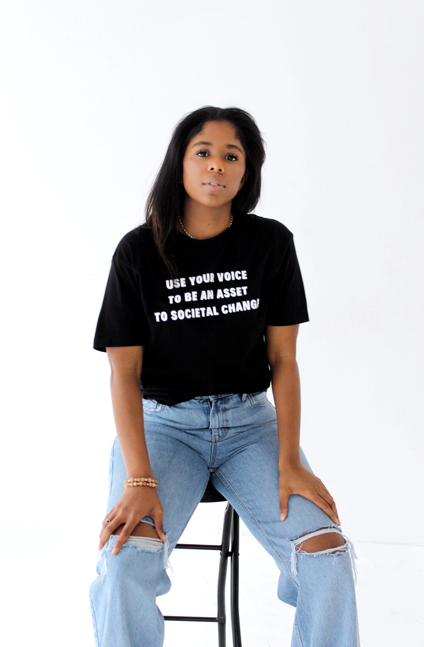 Use Your Voice T-Shirt (Black)