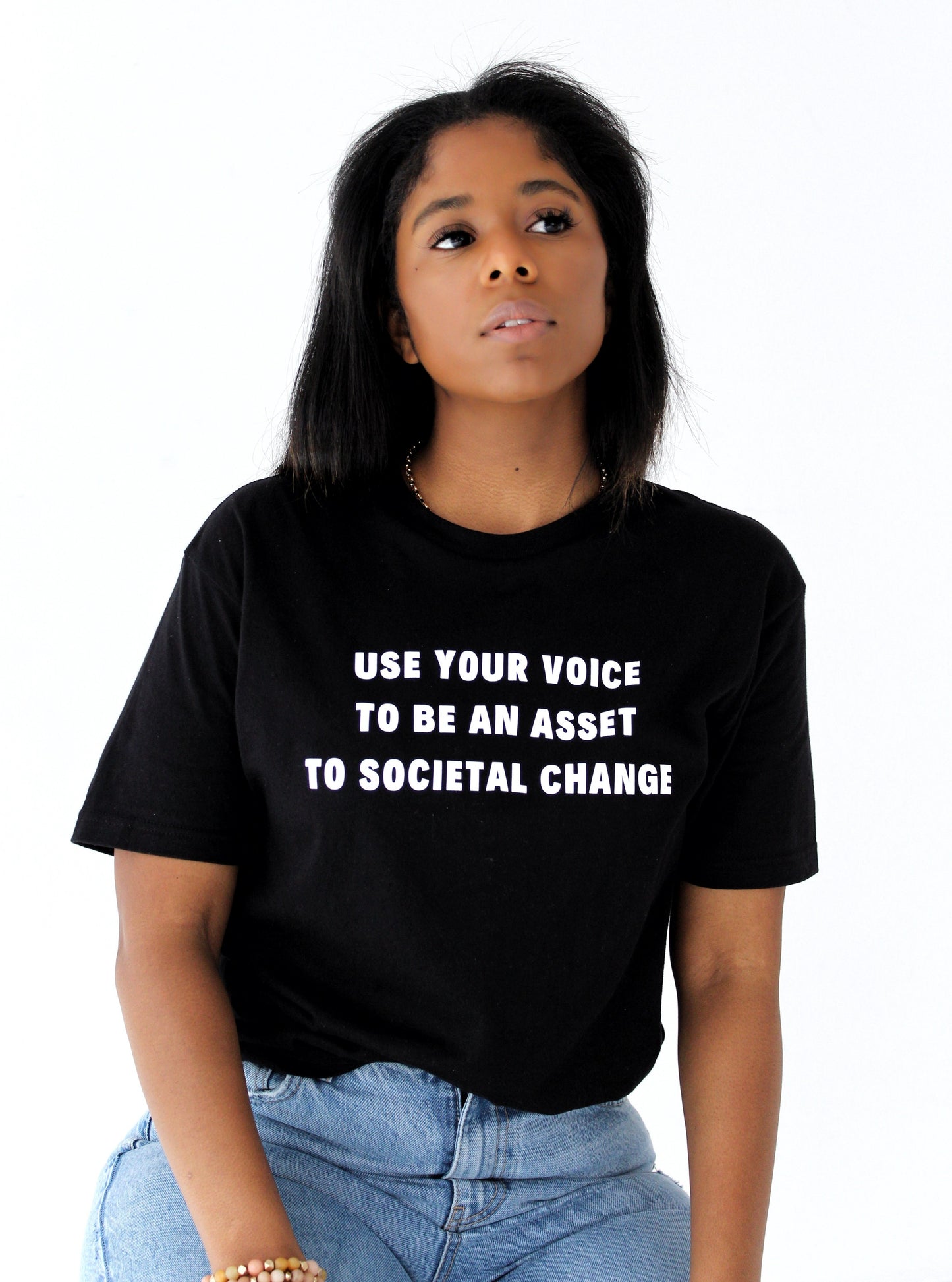 Use Your Voice T-Shirt (Black)