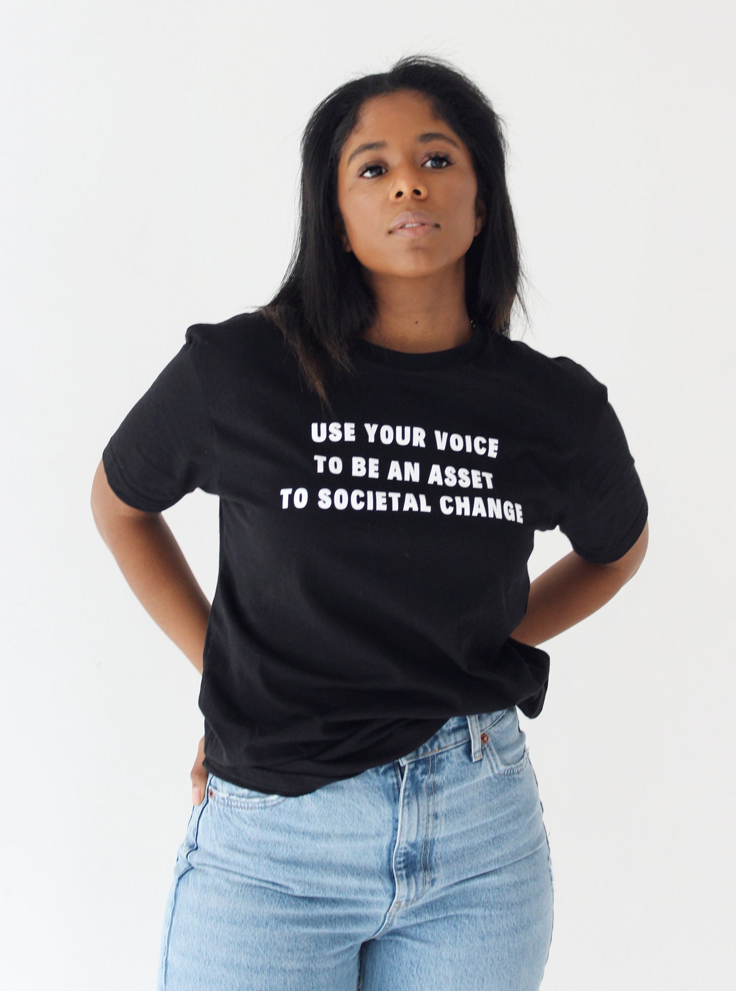 Use Your Voice T-Shirt (Black)