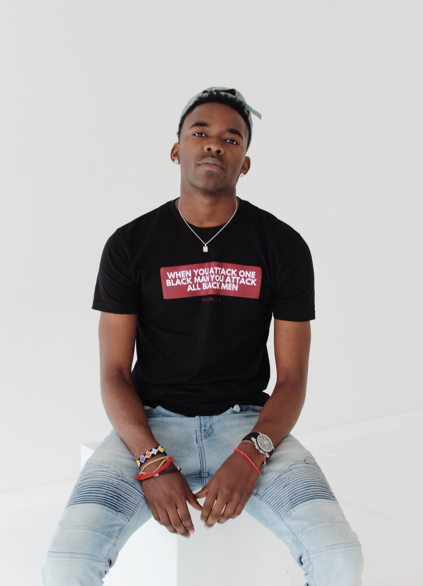 Malcolm X - Attack On Black Men T-shirt