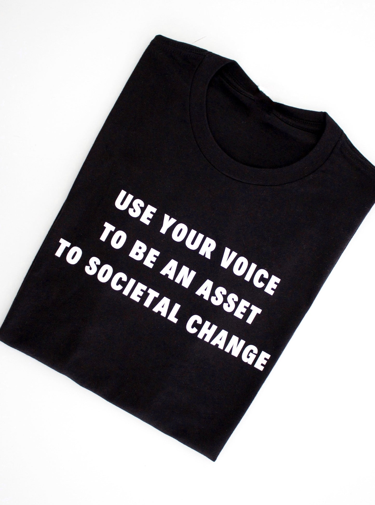 Use Your Voice T-Shirt (Black)
