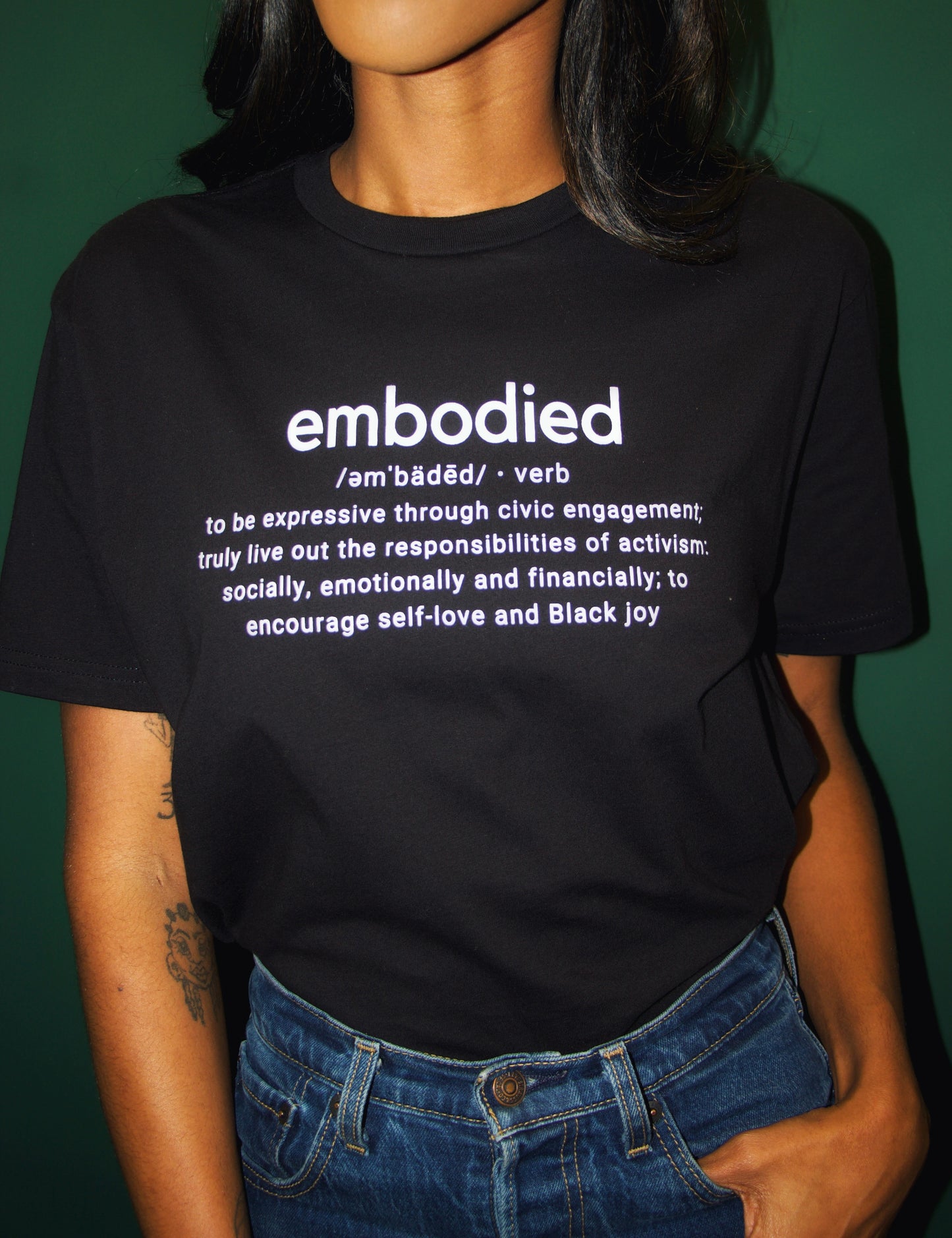 Embodied T-shirt (Black)