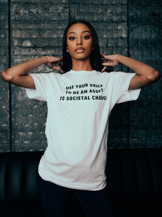Use Your Voice T-Shirt (White)